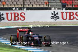 Daniil Kvyat (RUS) Scuderia Toro Rosso STR9. 19.07.2014. Formula 1 World Championship, Rd 10, German Grand Prix, Hockenheim, Germany, Qualifying Day.