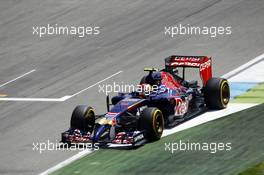 Daniil Kvyat (RUS) Scuderia Toro Rosso STR9. 19.07.2014. Formula 1 World Championship, Rd 10, German Grand Prix, Hockenheim, Germany, Qualifying Day.