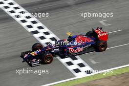 Daniil Kvyat (RUS) Scuderia Toro Rosso STR9. 19.07.2014. Formula 1 World Championship, Rd 10, German Grand Prix, Hockenheim, Germany, Qualifying Day.