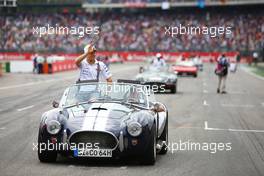 Valtteri Bottas (FIN) Williams on the drivers parade. 20.07.2014. Formula 1 World Championship, Rd 10, German Grand Prix, Hockenheim, Germany, Race Day.