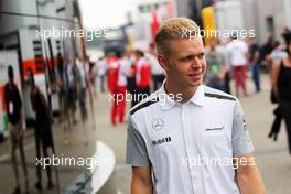 Kevin Magnussen (DEN) McLaren. 20.07.2014. Formula 1 World Championship, Rd 10, German Grand Prix, Hockenheim, Germany, Race Day.