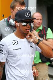 Lewis Hamilton (GBR) Mercedes AMG F1. 20.07.2014. Formula 1 World Championship, Rd 10, German Grand Prix, Hockenheim, Germany, Race Day.