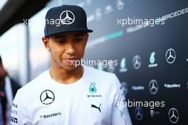 Lewis Hamilton (GBR) Mercedes AMG F1. 17.07.2014. Formula 1 World Championship, Rd 10, German Grand Prix, Hockenheim, Germany, Preparation Day.