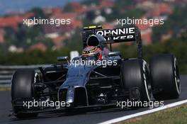 Kevin Magnussen (DEN) McLaren MP4-29. 25.07.2014. Formula 1 World Championship, Rd 11, Hungarian Grand Prix, Budapest, Hungary, Practice Day.