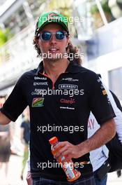 Sergio Perez (MEX) Sahara Force India F1. 25.07.2014. Formula 1 World Championship, Rd 11, Hungarian Grand Prix, Budapest, Hungary, Practice Day.