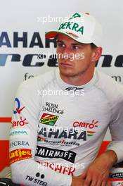 Nico Hulkenberg (GER) Sahara Force India F1. 25.07.2014. Formula 1 World Championship, Rd 11, Hungarian Grand Prix, Budapest, Hungary, Practice Day.