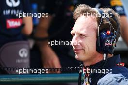 Christian Horner (GBR) Red Bull Racing Team Principal. 25.07.2014. Formula 1 World Championship, Rd 11, Hungarian Grand Prix, Budapest, Hungary, Practice Day.