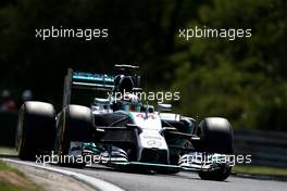 Lewis Hamilton (GBR), Mercedes AMG F1 Team  25.07.2014. Formula 1 World Championship, Rd 11, Hungarian Grand Prix, Budapest, Hungary, Practice Day.