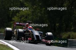 Romain Grosjean (FRA), Lotus F1 Team  25.07.2014. Formula 1 World Championship, Rd 11, Hungarian Grand Prix, Budapest, Hungary, Practice Day.