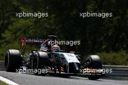 Nico Hulkenberg (GER), Sahara Force India  25.07.2014. Formula 1 World Championship, Rd 11, Hungarian Grand Prix, Budapest, Hungary, Practice Day.