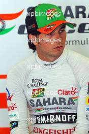 Sergio Perez (MEX) Sahara Force India F1. 25.07.2014. Formula 1 World Championship, Rd 11, Hungarian Grand Prix, Budapest, Hungary, Practice Day.