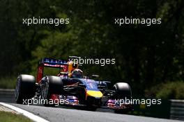 Sebastian Vettel (GER), Red Bull Racing  25.07.2014. Formula 1 World Championship, Rd 11, Hungarian Grand Prix, Budapest, Hungary, Practice Day.