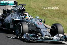 Lewis Hamilton (GBR), Mercedes AMG F1 Team  25.07.2014. Formula 1 World Championship, Rd 11, Hungarian Grand Prix, Budapest, Hungary, Practice Day.