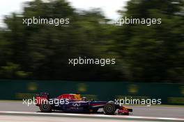 Sebastian Vettel (GER), Red Bull Racing  25.07.2014. Formula 1 World Championship, Rd 11, Hungarian Grand Prix, Budapest, Hungary, Practice Day.