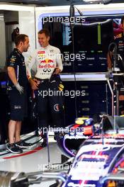 Sebastian Vettel (GER) Red Bull Racing. 25.07.2014. Formula 1 World Championship, Rd 11, Hungarian Grand Prix, Budapest, Hungary, Practice Day.