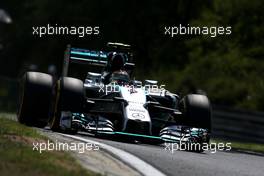 Nico Rosberg (GER), Mercedes AMG F1 Team  25.07.2014. Formula 1 World Championship, Rd 11, Hungarian Grand Prix, Budapest, Hungary, Practice Day.