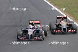 Daniil Kvyat (RUS), Scuderia Toro Rosso  27.07.2014. Formula 1 World Championship, Rd 11, Hungarian Grand Prix, Budapest, Hungary, Race Day.