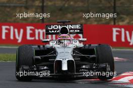 Jenson Button (GBR) McLaren MP4-29. 27.07.2014. Formula 1 World Championship, Rd 11, Hungarian Grand Prix, Budapest, Hungary, Race Day.