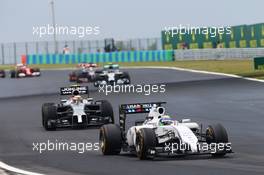 Valtteri Bottas (FIN) Williams FW36. 27.07.2014. Formula 1 World Championship, Rd 11, Hungarian Grand Prix, Budapest, Hungary, Race Day.