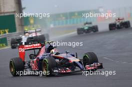 Daniil Kvyat (RUS) Scuderia Toro Rosso STR9. 27.07.2014. Formula 1 World Championship, Rd 11, Hungarian Grand Prix, Budapest, Hungary, Race Day.