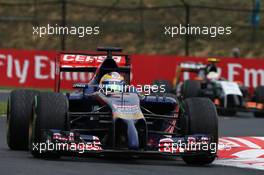 Jean-Eric Vergne (FRA) Scuderia Toro Rosso STR9. 27.07.2014. Formula 1 World Championship, Rd 11, Hungarian Grand Prix, Budapest, Hungary, Race Day.