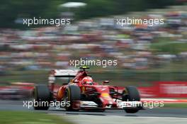Kimi Raikkonen (FIN) Ferrari F14-T. 27.07.2014. Formula 1 World Championship, Rd 11, Hungarian Grand Prix, Budapest, Hungary, Race Day.