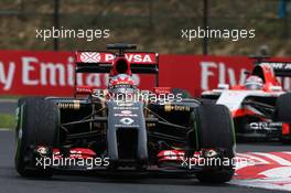 Romain Grosjean (FRA) Lotus F1 E22. 27.07.2014. Formula 1 World Championship, Rd 11, Hungarian Grand Prix, Budapest, Hungary, Race Day.