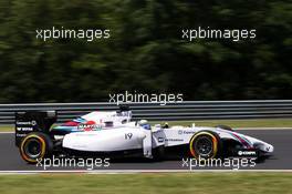 Felipe Massa (BRA) Williams FW36. 26.07.2014. Formula 1 World Championship, Rd 11, Hungarian Grand Prix, Budapest, Hungary, Qualifying Day.