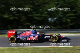 Daniil Kvyat (RUS) Scuderia Toro Rosso STR9. 26.07.2014. Formula 1 World Championship, Rd 11, Hungarian Grand Prix, Budapest, Hungary, Qualifying Day.