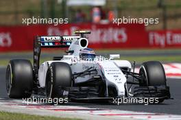 Valtteri Bottas (FIN) Williams FW36. 26.07.2014. Formula 1 World Championship, Rd 11, Hungarian Grand Prix, Budapest, Hungary, Qualifying Day.