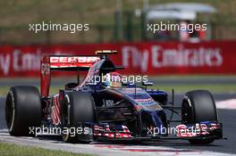 Daniil Kvyat (RUS) Scuderia Toro Rosso STR9. 26.07.2014. Formula 1 World Championship, Rd 11, Hungarian Grand Prix, Budapest, Hungary, Qualifying Day.