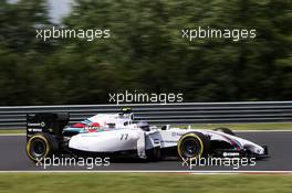 Valtteri Bottas (FIN) Williams FW36. 26.07.2014. Formula 1 World Championship, Rd 11, Hungarian Grand Prix, Budapest, Hungary, Qualifying Day.