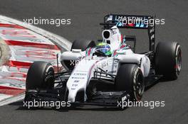 Felipe Massa (BRA) Williams FW36. 26.07.2014. Formula 1 World Championship, Rd 11, Hungarian Grand Prix, Budapest, Hungary, Qualifying Day.