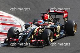 Romain Grosjean (FRA) Lotus F1 E22. 26.07.2014. Formula 1 World Championship, Rd 11, Hungarian Grand Prix, Budapest, Hungary, Qualifying Day.