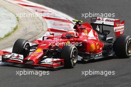 Kimi Raikkonen (FIN) Ferrari F14-T. 26.07.2014. Formula 1 World Championship, Rd 11, Hungarian Grand Prix, Budapest, Hungary, Qualifying Day.