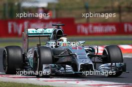 Lewis Hamilton (GBR) Mercedes AMG F1 W05. 26.07.2014. Formula 1 World Championship, Rd 11, Hungarian Grand Prix, Budapest, Hungary, Qualifying Day.