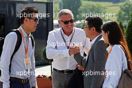 Robbie Cao (Left) with Marcello Lotti (ITA) Former WTCC General Manager (Centre). 26.07.2014. Formula 1 World Championship, Rd 11, Hungarian Grand Prix, Budapest, Hungary, Qualifying Day.