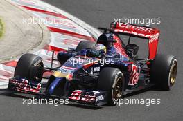 Jean-Eric Vergne (FRA) Scuderia Toro Rosso STR9. 26.07.2014. Formula 1 World Championship, Rd 11, Hungarian Grand Prix, Budapest, Hungary, Qualifying Day.