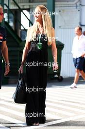 Petra Silander (SWE), girlfriend of Jean-Eric Vergne (FRA) Scuderia Toro Rosso. 26.07.2014. Formula 1 World Championship, Rd 11, Hungarian Grand Prix, Budapest, Hungary, Qualifying Day.
