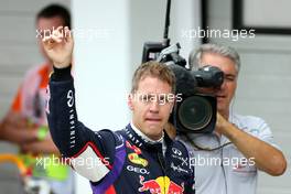 Sebastian Vettel (GER), Red Bull Racing  26.07.2014. Formula 1 World Championship, Rd 11, Hungarian Grand Prix, Budapest, Hungary, Qualifying Day.