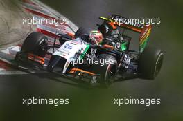 Sergio Perez (MEX) Sahara Force India F1 VJM07. 26.07.2014. Formula 1 World Championship, Rd 11, Hungarian Grand Prix, Budapest, Hungary, Qualifying Day.