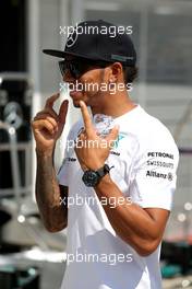 Lewis Hamilton (GBR), Mercedes AMG F1 Team  24.07.2014. Formula 1 World Championship, Rd 11, Hungarian Grand Prix, Budapest, Hungary, Preparation Day.