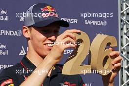 Daniil Kvyat (RUS) Scuderia Toro Rosso. 24.07.2014. Formula 1 World Championship, Rd 11, Hungarian Grand Prix, Budapest, Hungary, Preparation Day.