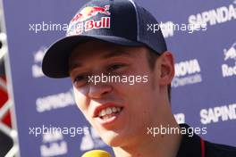 Daniil Kvyat (RUS) Scuderia Toro Rosso. 24.07.2014. Formula 1 World Championship, Rd 11, Hungarian Grand Prix, Budapest, Hungary, Preparation Day.