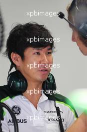 Kamui Kobayashi (JPN) Caterham. 05.09.2014. Formula 1 World Championship, Rd 13, Italian Grand Prix, Monza, Italy, Practice Day.