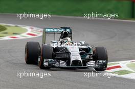 Lewis Hamilton (GBR) Mercedes AMG F1 W05. 05.09.2014. Formula 1 World Championship, Rd 13, Italian Grand Prix, Monza, Italy, Practice Day.