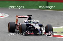 Jean-Eric Vergne (FRA) Scuderia Toro Rosso STR9. 05.09.2014. Formula 1 World Championship, Rd 13, Italian Grand Prix, Monza, Italy, Practice Day.
