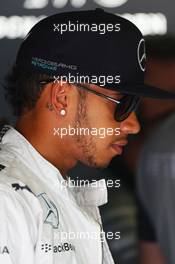 Lewis Hamilton (GBR) Mercedes AMG F1. 05.09.2014. Formula 1 World Championship, Rd 13, Italian Grand Prix, Monza, Italy, Practice Day.