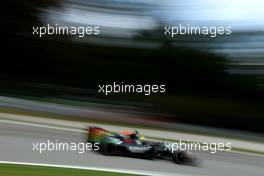 Sergio Perez (MEX), Sahara Force India  05.09.2014. Formula 1 World Championship, Rd 13, Italian Grand Prix, Monza, Italy, Practice Day.