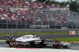 Kevin Magnussen (DEN) McLaren MP4-29. 05.09.2014. Formula 1 World Championship, Rd 13, Italian Grand Prix, Monza, Italy, Practice Day.